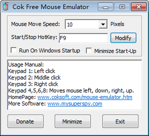 middle mouse button keyboard shortcut